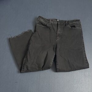 Classic Black Straight-Leg Women's Jeans